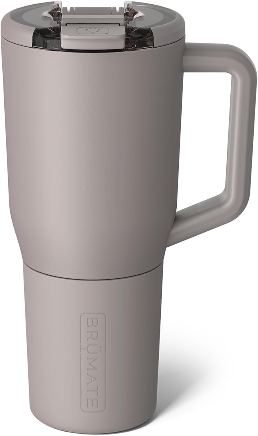 Müv - 25oz 100% Leak Proof Insulated Coffee Mug with Handle & Lid - Stainless Steel Coffee Travel Mug - Double Walled Coffee Cup (Primrose)