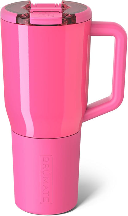 Müv - 25oz 100% Leak Proof Insulated Coffee Mug with Handle & Lid - Stainless Steel Coffee Travel Mug - Double Walled Coffee Cup (Primrose)
