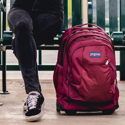 Driver 8 Rolling Backpack - Wheeled Travel Bag with 15-Inch Laptop Sleeve, One Size, Stellar Starfield