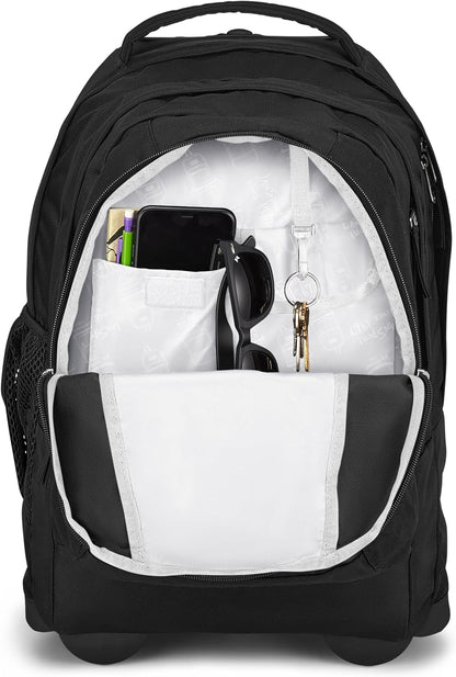 Driver 8 Rolling Backpack - Wheeled Travel Bag with 15-Inch Laptop Sleeve, One Size, Stellar Starfield
