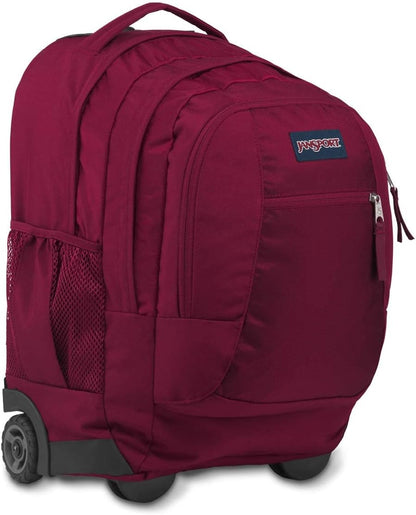 Driver 8 Rolling Backpack - Wheeled Travel Bag with 15-Inch Laptop Sleeve, One Size, Stellar Starfield