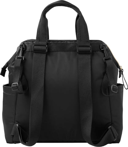 Diaper Bag Backpack with Portable Changing Pad, 9 Total Pockets, Easy-Access Wipes Pocket, Zippered Side Pocket, Luggage Sleeve & Stroller Straps, Fits a 15” Laptop, Luna, Sage