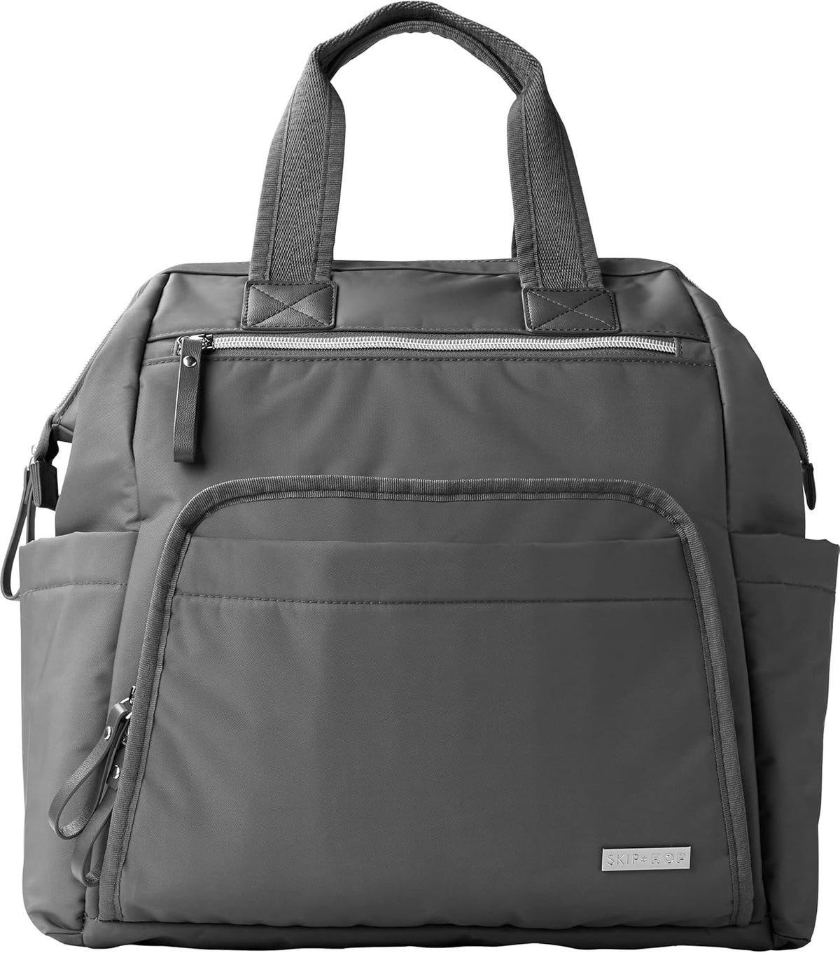 Diaper Bag Backpack with Portable Changing Pad, 9 Total Pockets, Easy-Access Wipes Pocket, Zippered Side Pocket, Luggage Sleeve & Stroller Straps, Fits a 15” Laptop, Luna, Sage