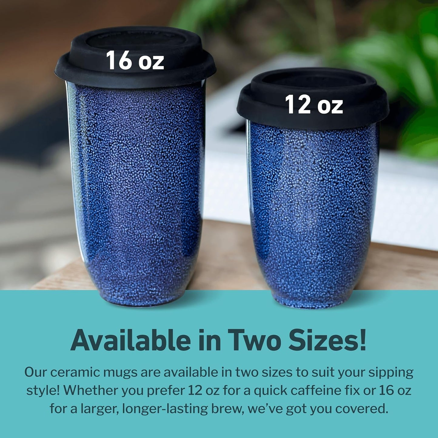 Coffee Travel Mug – Cup Holder Friendly Travel Mug– Microwave & Dishwasher Safe White & Purple Tumbler - Coffee Mug Fits In Cup Holder – 12oz – Astral Bloom