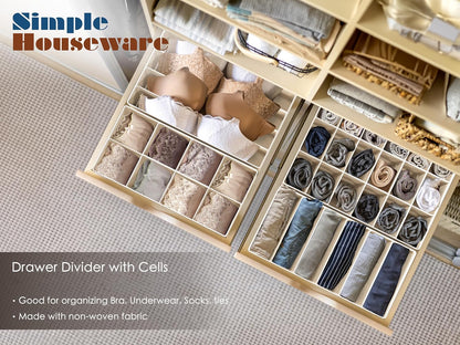 Closet Underwear Organizer Drawer Divider Assorted 7 pcs