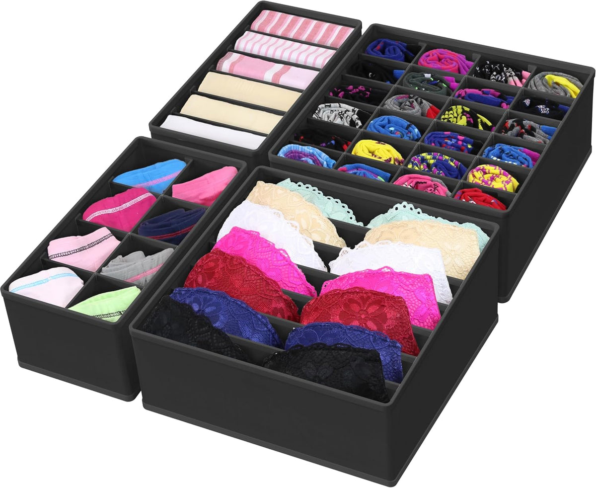 Closet Underwear Organizer Drawer Divider Assorted 7 pcs