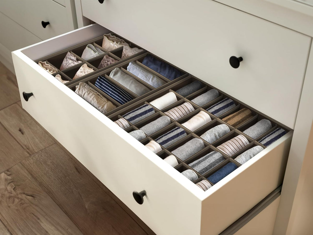 Closet Underwear Organizer Drawer Divider Assorted 7 pcs