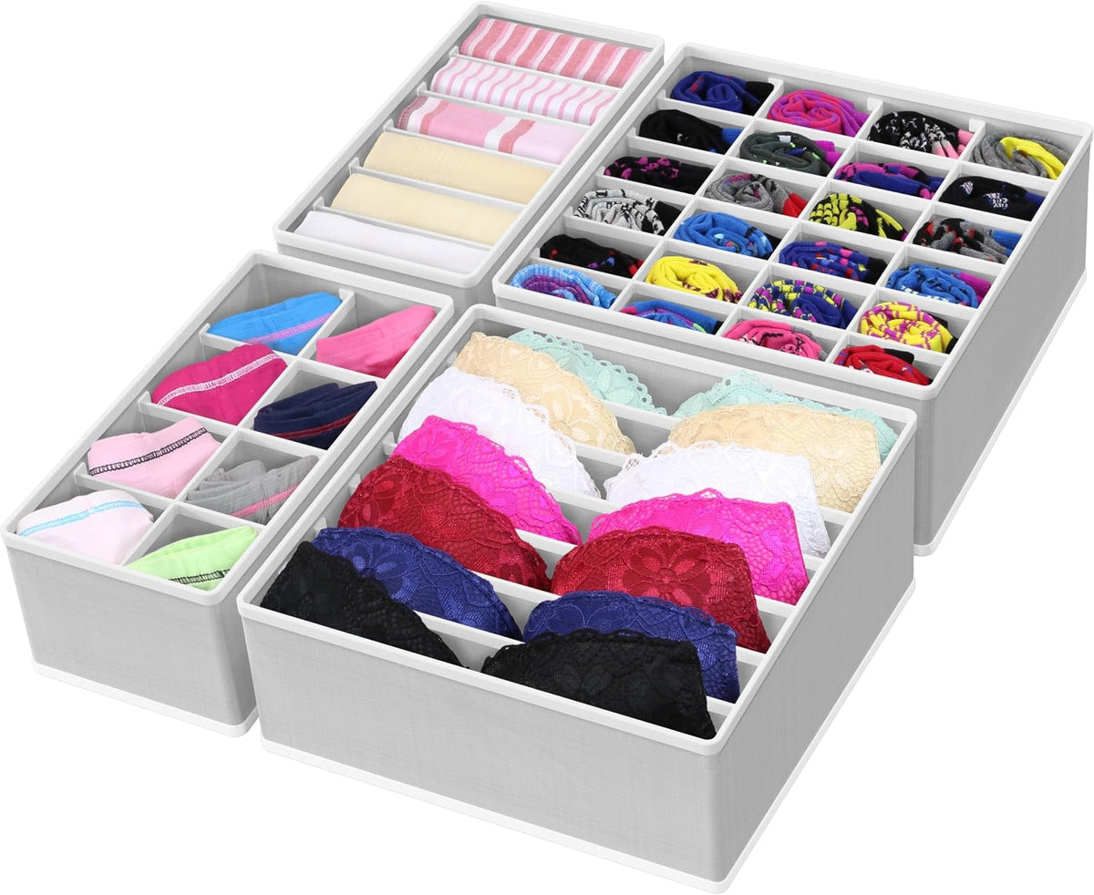 Closet Underwear Organizer Drawer Divider Assorted 7 pcs