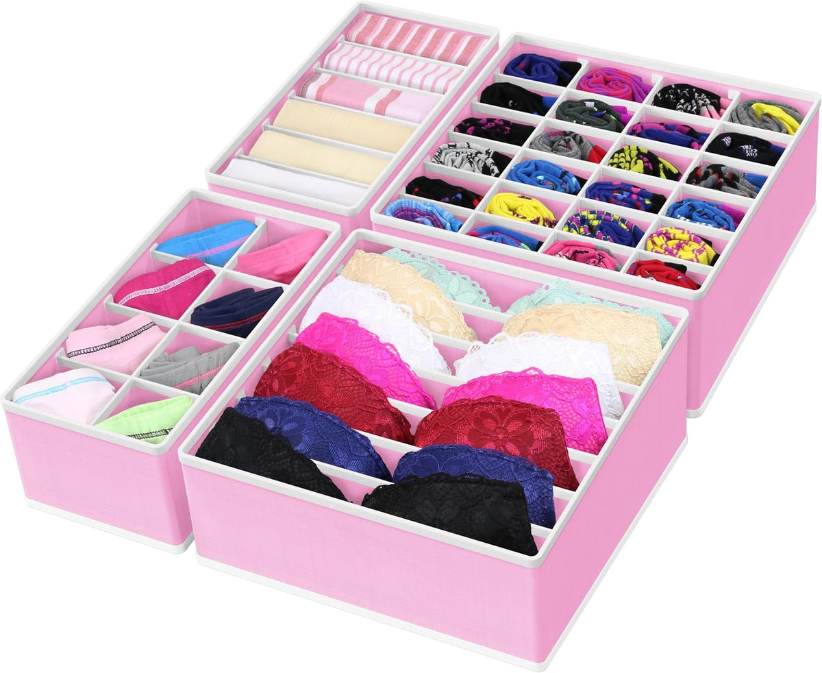 Closet Underwear Organizer Drawer Divider Assorted 7 pcs