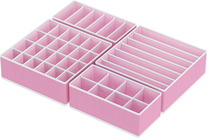Closet Underwear Organizer Drawer Divider Assorted 7 pcs
