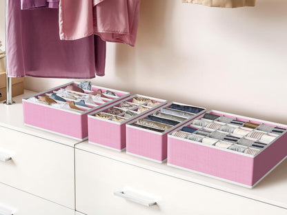 Closet Underwear Organizer Drawer Divider Assorted 7 pcs