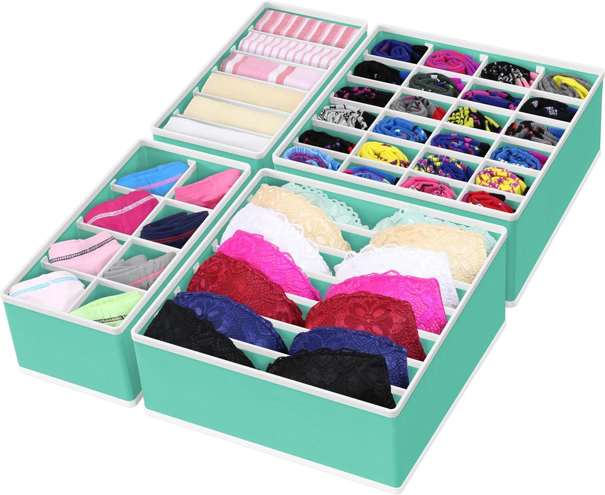 Closet Underwear Organizer Drawer Divider Assorted 7 pcs