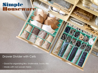 Closet Underwear Organizer Drawer Divider Assorted 7 pcs