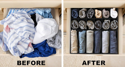 Closet Underwear Organizer Drawer Divider Assorted 7 pcs