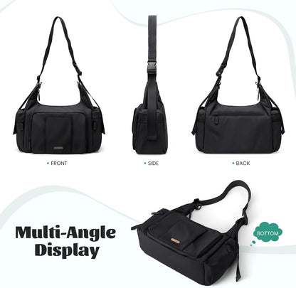 14L Puffer Diaper Bag Tote, Large Capacity Travel Diaper bags, Crossbody Hospital Bag for mom