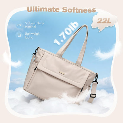 14L Puffer Diaper Bag Tote, Large Capacity Travel Diaper bags, Crossbody Hospital Bag for mom