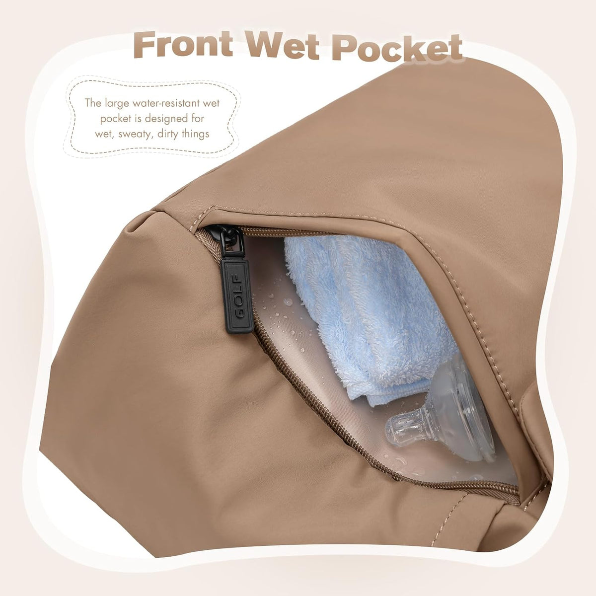 14L Puffer Diaper Bag Tote, Large Capacity Travel Diaper bags, Crossbody Hospital Bag for mom