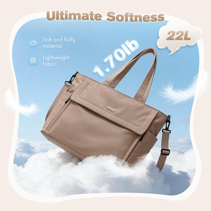 14L Puffer Diaper Bag Tote, Large Capacity Travel Diaper bags, Crossbody Hospital Bag for mom