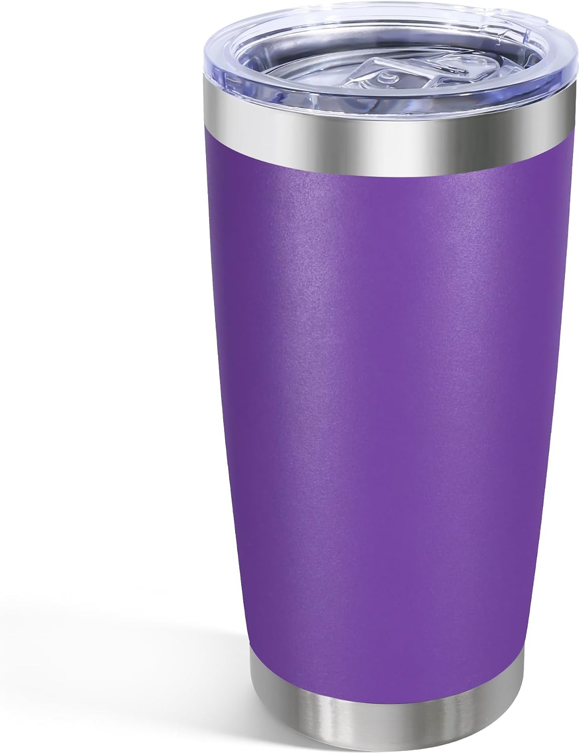 20oz Stainless Steel Tumbler with Lid, Double Wall Vacuum Insulated Powder Coated Travel Mug, Mint Green, 1 Pack