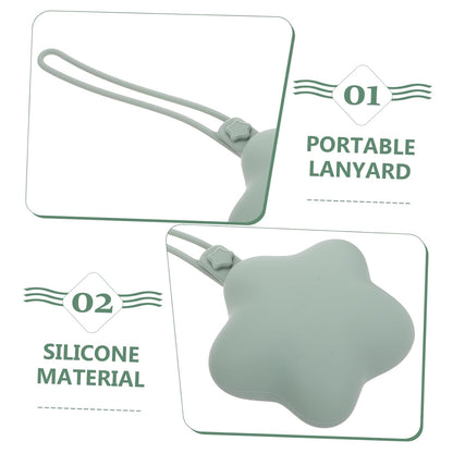 2pcs Multi-use Silicone Storage Box Dustproof Clean Case Clip for Newborns Versatile Holder for Boys Girls