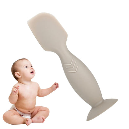 Baby Diaper Cream Spatula Applicator,Portable Silicone Diaper Spatula | Suction Cup Base Flexible Smooth Paste Applicator for Boys Girls
