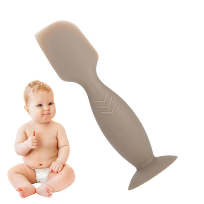 Baby Diaper Cream Spatula Applicator,Portable Silicone Diaper Spatula | Suction Cup Base Flexible Smooth Paste Applicator for Boys Girls