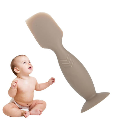 Baby Diaper Cream Spatula Applicator,Portable Silicone Diaper Spatula | Suction Cup Base Flexible Smooth Paste Applicator for Boys Girls