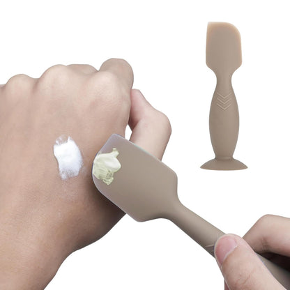 Baby Diaper Cream Spatula Applicator,Portable Silicone Diaper Spatula | Suction Cup Base Flexible Smooth Paste Applicator for Boys Girls