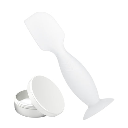 Baby Diaper Cream Spatula Applicator,Portable Silicone Diaper Spatula | Suction Cup Base Flexible Smooth Paste Applicator for Boys Girls