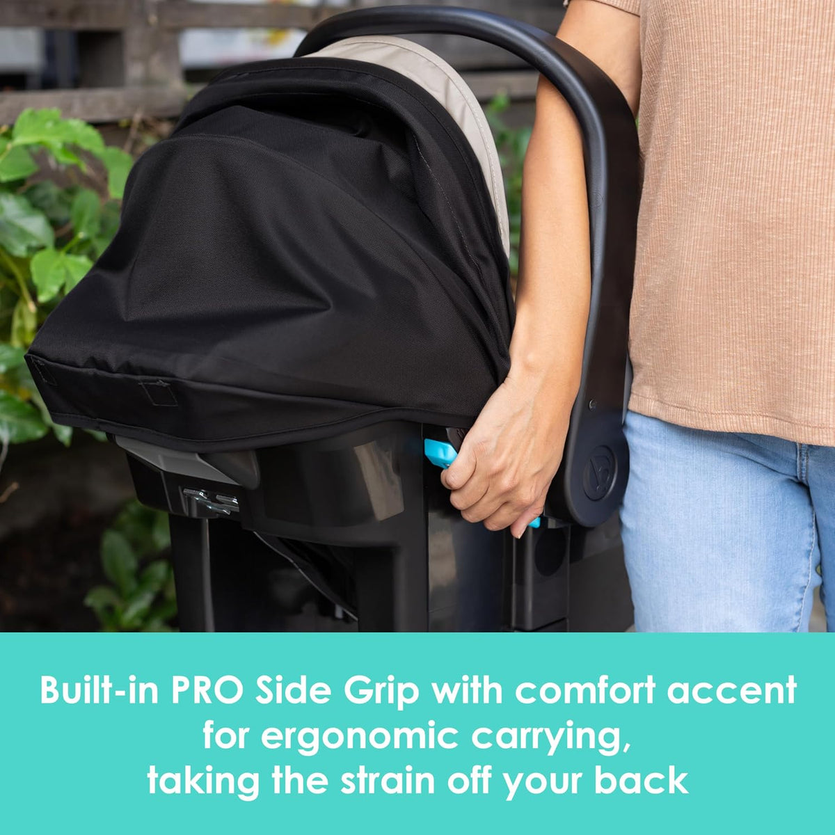 EZ-Lift™ PRO Infant Car Seat, Dash Tan – Lightweight Premium Carry, Plush Infant Cushioning, Adjustable Harness Support