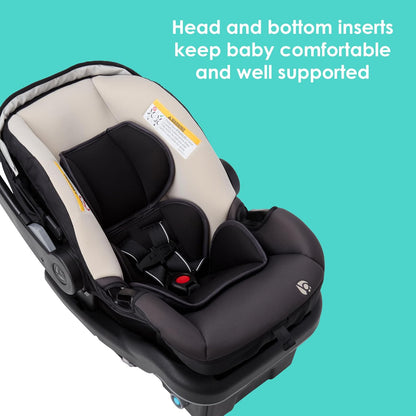 EZ-Lift™ PRO Infant Car Seat, Dash Tan – Lightweight Premium Carry, Plush Infant Cushioning, Adjustable Harness Support