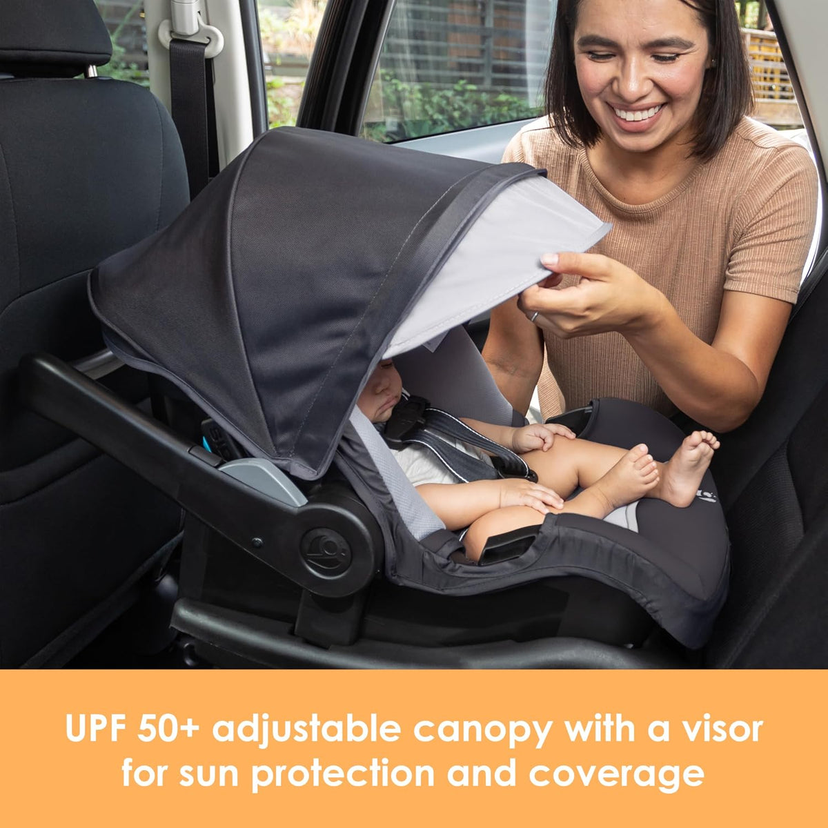 EZ-Lift™ PRO Infant Car Seat, Dash Tan – Lightweight Premium Carry, Plush Infant Cushioning, Adjustable Harness Support