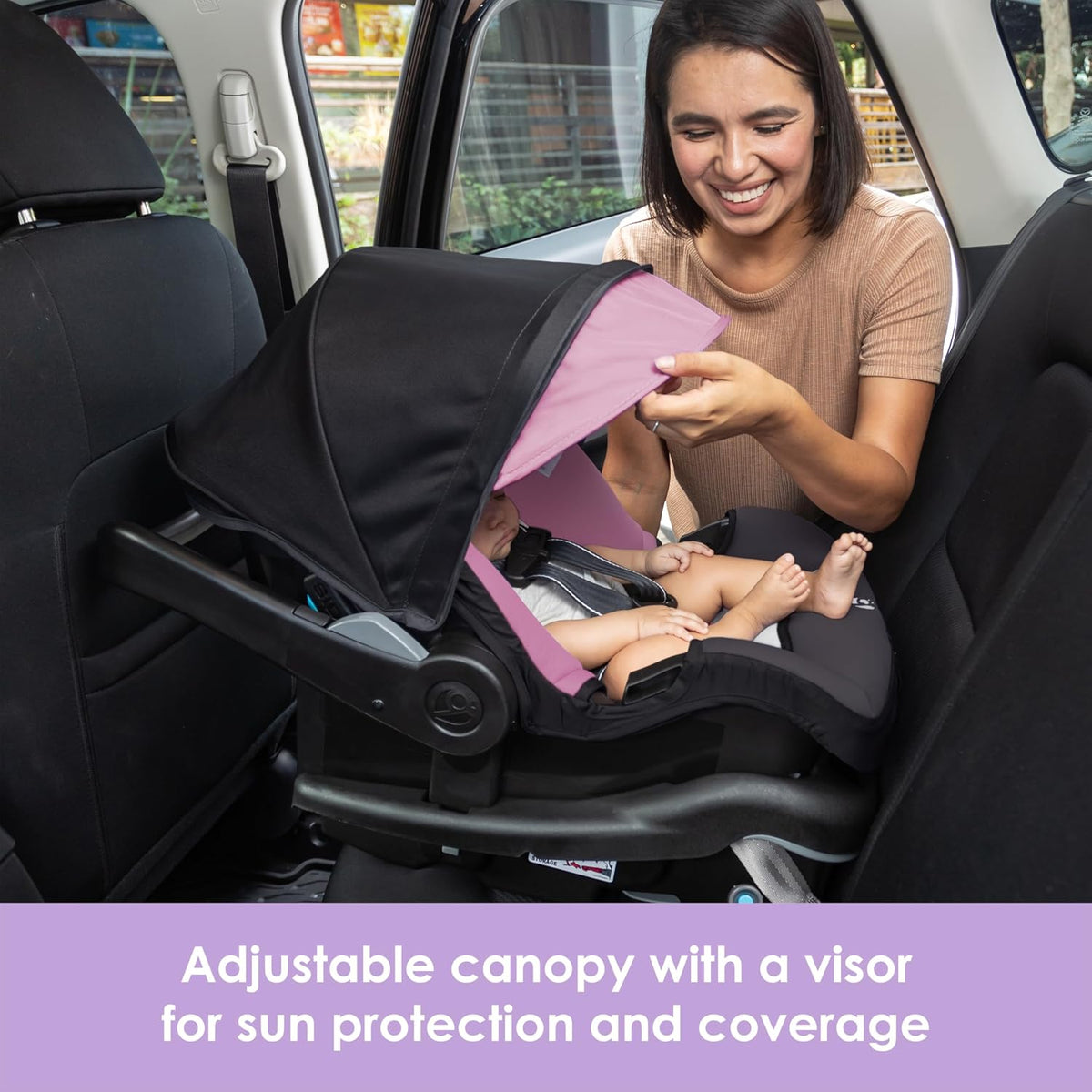 EZ-Lift™ PRO Infant Car Seat, Dash Tan – Lightweight Premium Carry, Plush Infant Cushioning, Adjustable Harness Support