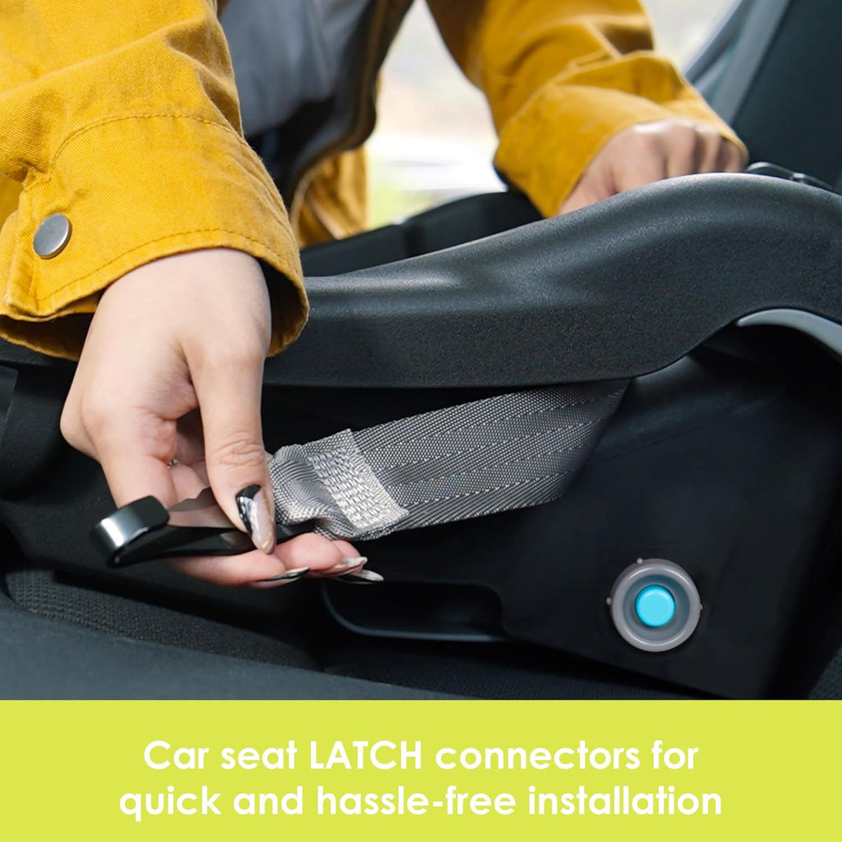 EZ-Lift™ PRO Infant Car Seat, Dash Tan – Lightweight Premium Carry, Plush Infant Cushioning, Adjustable Harness Support