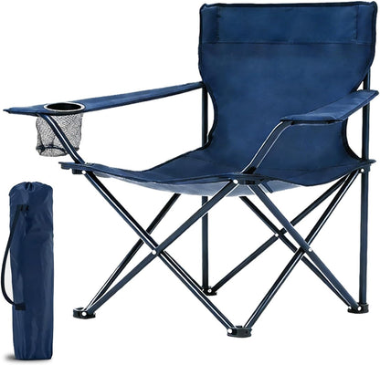 Portable Folding Camping Stool Outdoor Lightweight Foot Stool & Carry Bag