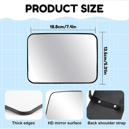 Car Seat Mirror for Baby Rear Facing, Baby Car Mirror for Fixed Headrests