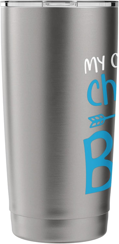 My Office Chair Is the Bed Stainless Steel Insulated Tumbler