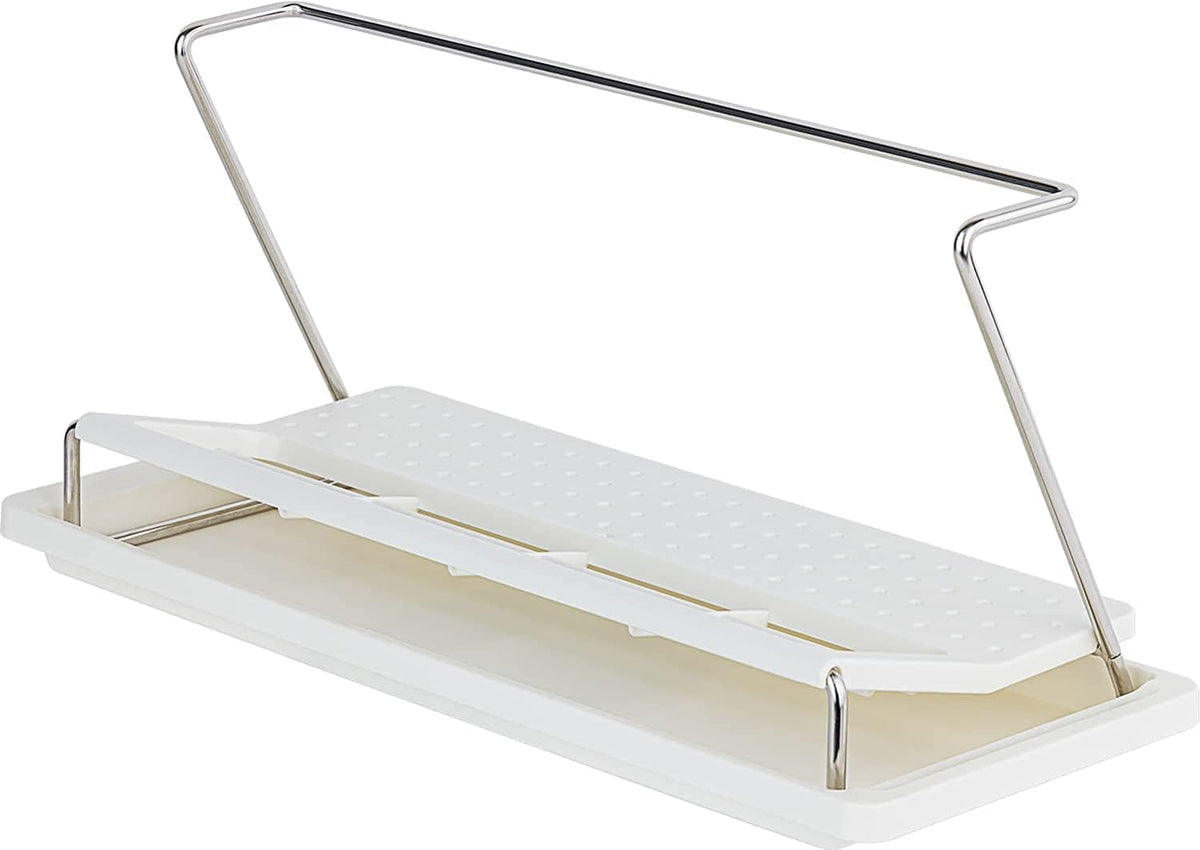 Bottle Drying Rack with Drain Tray, Black