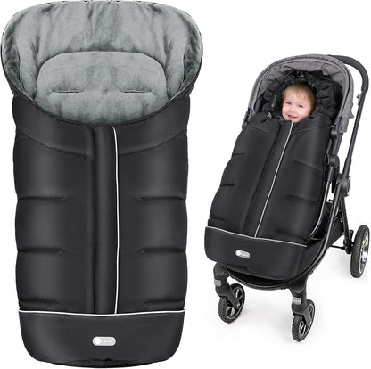 Stroller Footmuff, Universal Baby Bunting Bag, Weather-Proof Blanket
