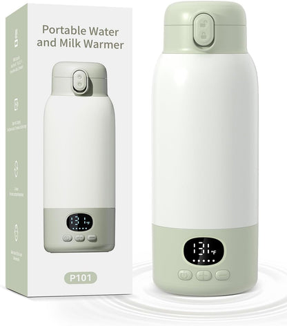 Portable Bottle Warmer for Travel, 45W Fast Charging Milk Warmer 17oz