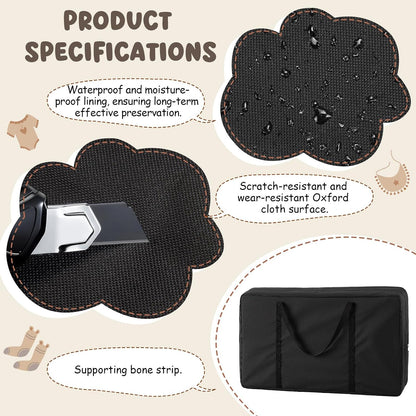 Extra Large Storage Bag for Play Mat 29.5 x 15.75 Inch Foldable Play Mat Stroage Bag 600d Waterproof Oxford Portable Handbag, Compatible with Baby Crawling/playing Pad for Travel and Home Storage