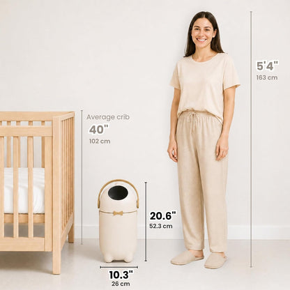 Universal Diaper Pail & Trash Can Refill Bags (90 Count) - Heavy Duty & Tear-Resistant Nursery Liners - Fits Most Systems & Small Bins - 3 Pack - Stop Expensive Refills - Odor-Lock Strength