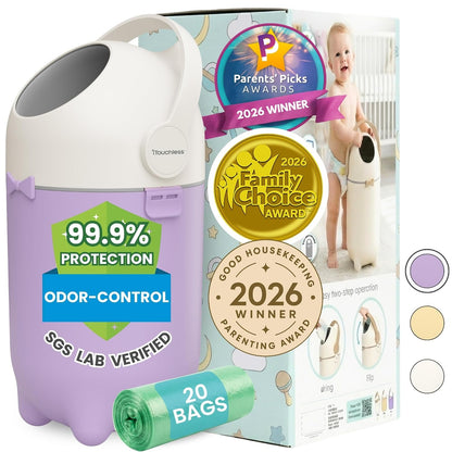 Universal Diaper Pail & Trash Can Refill Bags (90 Count) - Heavy Duty & Tear-Resistant Nursery Liners - Fits Most Systems & Small Bins - 3 Pack - Stop Expensive Refills - Odor-Lock Strength