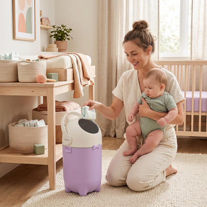 Universal Diaper Pail & Trash Can Refill Bags (90 Count) - Heavy Duty & Tear-Resistant Nursery Liners - Fits Most Systems & Small Bins - 3 Pack - Stop Expensive Refills - Odor-Lock Strength