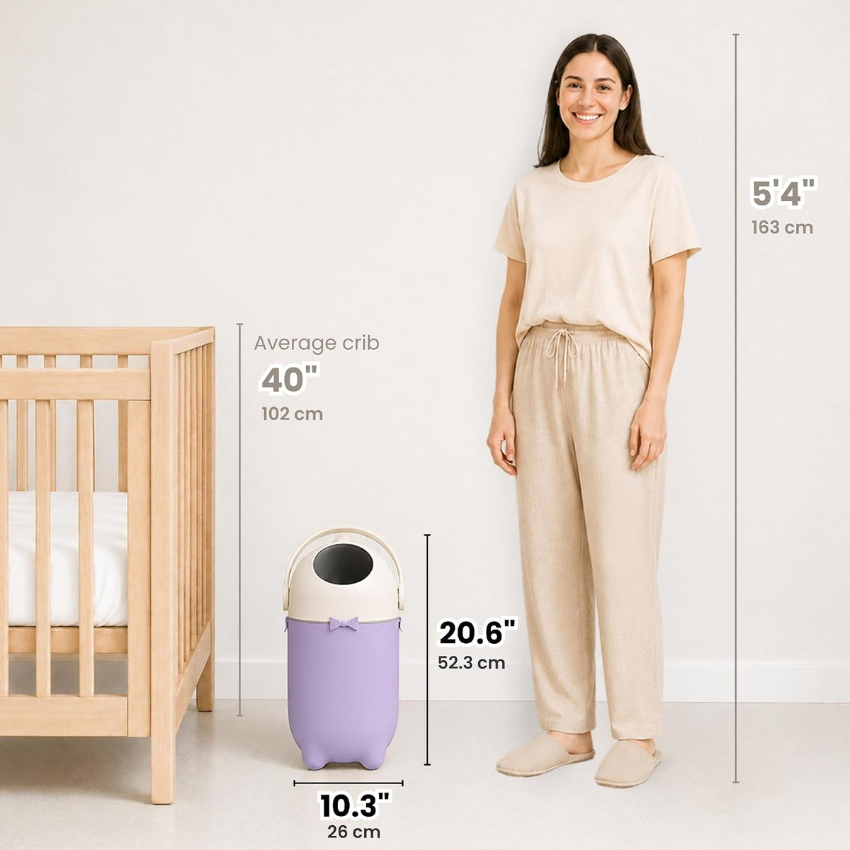 Universal Diaper Pail & Trash Can Refill Bags (90 Count) - Heavy Duty & Tear-Resistant Nursery Liners - Fits Most Systems & Small Bins - 3 Pack - Stop Expensive Refills - Odor-Lock Strength