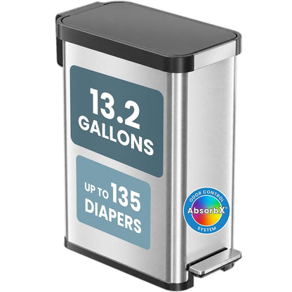 Universal Diaper Pail & Trash Can Refill Bags (90 Count) - Heavy Duty & Tear-Resistant Nursery Liners - Fits Most Systems & Small Bins - 3 Pack - Stop Expensive Refills - Odor-Lock Strength