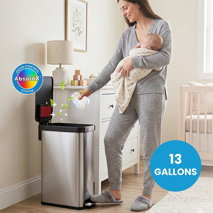 Universal Diaper Pail & Trash Can Refill Bags (90 Count) - Heavy Duty & Tear-Resistant Nursery Liners - Fits Most Systems & Small Bins - 3 Pack - Stop Expensive Refills - Odor-Lock Strength