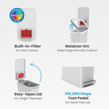 Universal Diaper Pail & Trash Can Refill Bags (90 Count) - Heavy Duty & Tear-Resistant Nursery Liners - Fits Most Systems & Small Bins - 3 Pack - Stop Expensive Refills - Odor-Lock Strength