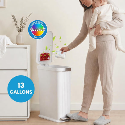 Universal Diaper Pail & Trash Can Refill Bags (90 Count) - Heavy Duty & Tear-Resistant Nursery Liners - Fits Most Systems & Small Bins - 3 Pack - Stop Expensive Refills - Odor-Lock Strength