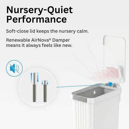Universal Diaper Pail & Trash Can Refill Bags (90 Count) - Heavy Duty & Tear-Resistant Nursery Liners - Fits Most Systems & Small Bins - 3 Pack - Stop Expensive Refills - Odor-Lock Strength